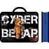 Папка для тетрадей "Cyber bear", А4, на молнии, пластик, черный