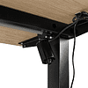 Стол с электроприводом двухмоторный Fit Focus Space Dual (720-1200 мм), черный/Дуб Канзас коричневый (регулируемый по высоте каркас арт. 9220296 и столешница арт. 9072451) - 7