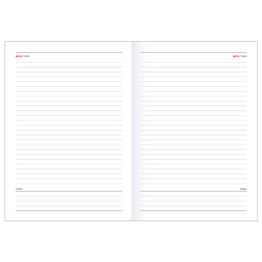 Ежедневник недатированный "Toronto", А5, 320 страниц, синий - 3