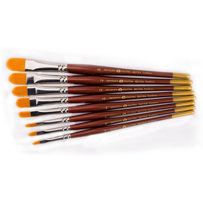 Кисть "Decola", синтетика, овальная, №4 - 4