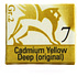 Краски акварельные "Renesans", 07 кадмий желтый темный, кювета