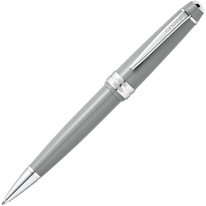Ручка шариковая автоматическая "Cross Bailey Light", 0.7 мм, серый, стерж. черный
