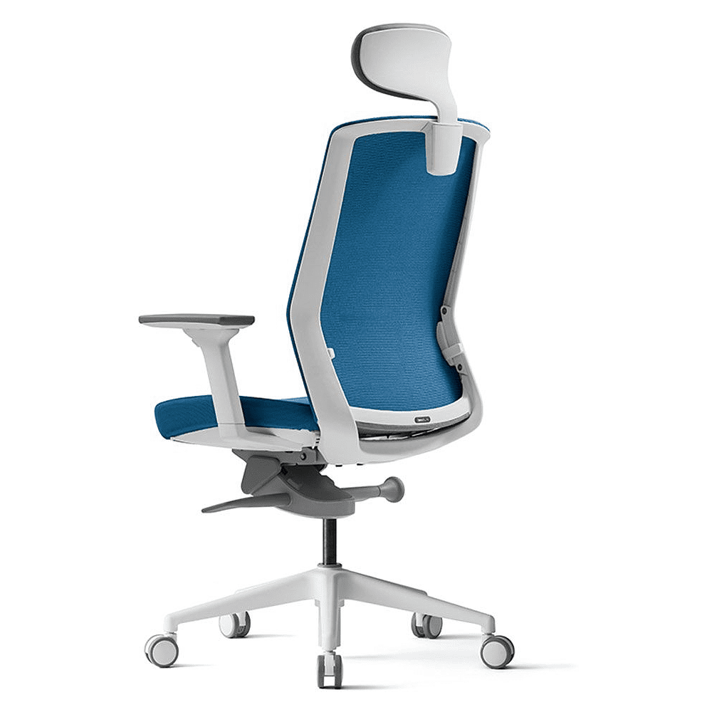 Кресло для руководителя BESTUHL "J1", сетка, ткань, пластик, голубой, -50% - 4