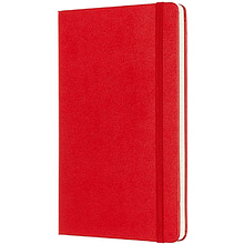 Блокнот "Classic Large", А5, 120 листов, линейка, красный