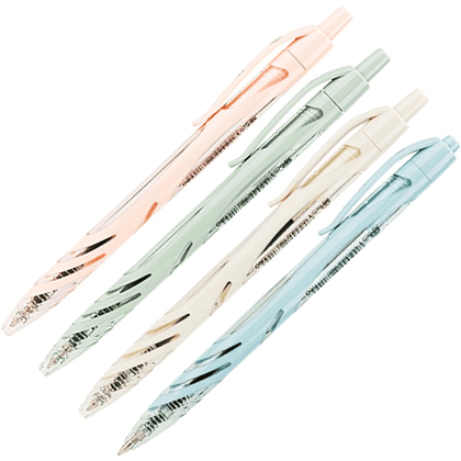 Ручка шариковая автоматическая Deli "Q70-BL", 0,7 мм, ассорти, стерж. синий