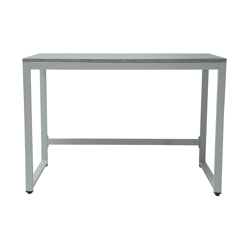 Стол письменный ALLERD RION, белый муар, Бетон