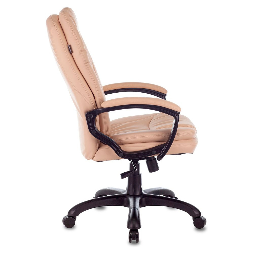 Кресло для руководителя "Бюрократ CH-868YAXSN", кожзам, пластик, бежевый - 3