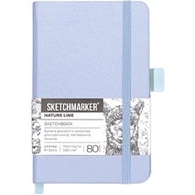 Скетчбук "Sketchmarker", 9х14 см, 140 г/м2, 80 листов, пыльный голубой