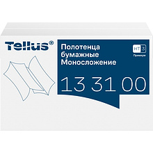 Полотенца бумажные Tellus Синглфолд Премиум, листовые, 2 слоя, 200 листов, H3