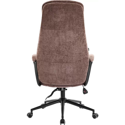 Кресло компьютерное EVERPROF Otto, Black ткань, коричневый, металл, корпус черный - 5