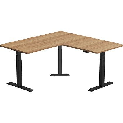 Каркас стола с электроприводом трехмоторный AOKE, Well Desk Wing Pro, черный (AK3YJYT-TYZF3-90/120/180 BK) - 5