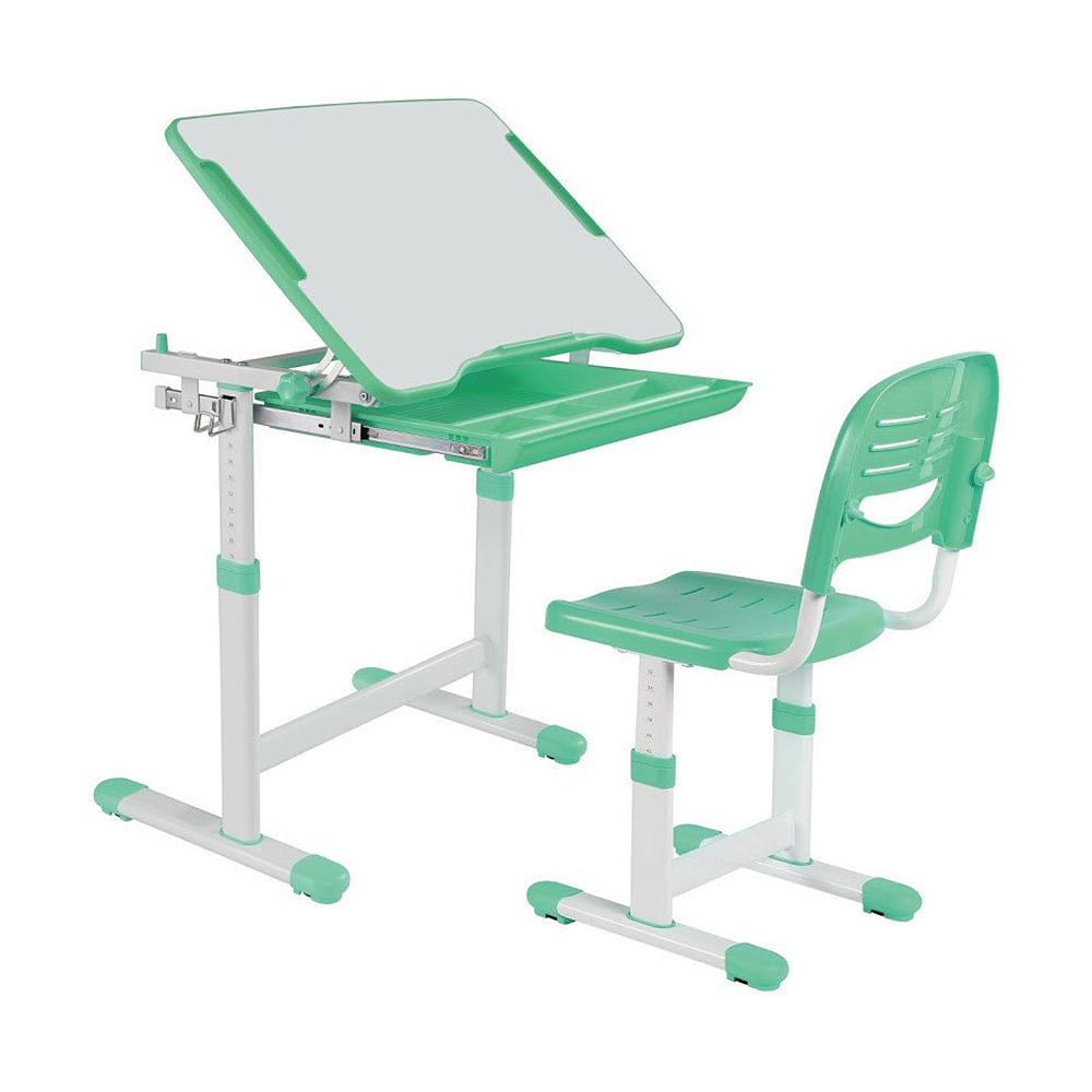  Комплект растущей мебели "FUNDESK Piccolino Green": парта + стул, зеленый - 3
