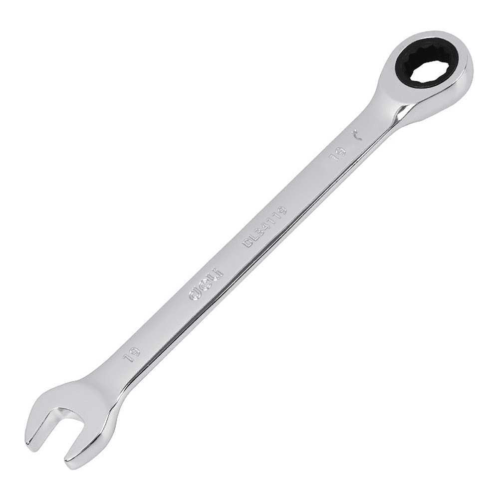 Ключ комбинированный Deli YS EDL34119, 19 мм, с трещоткой, 72 зуба