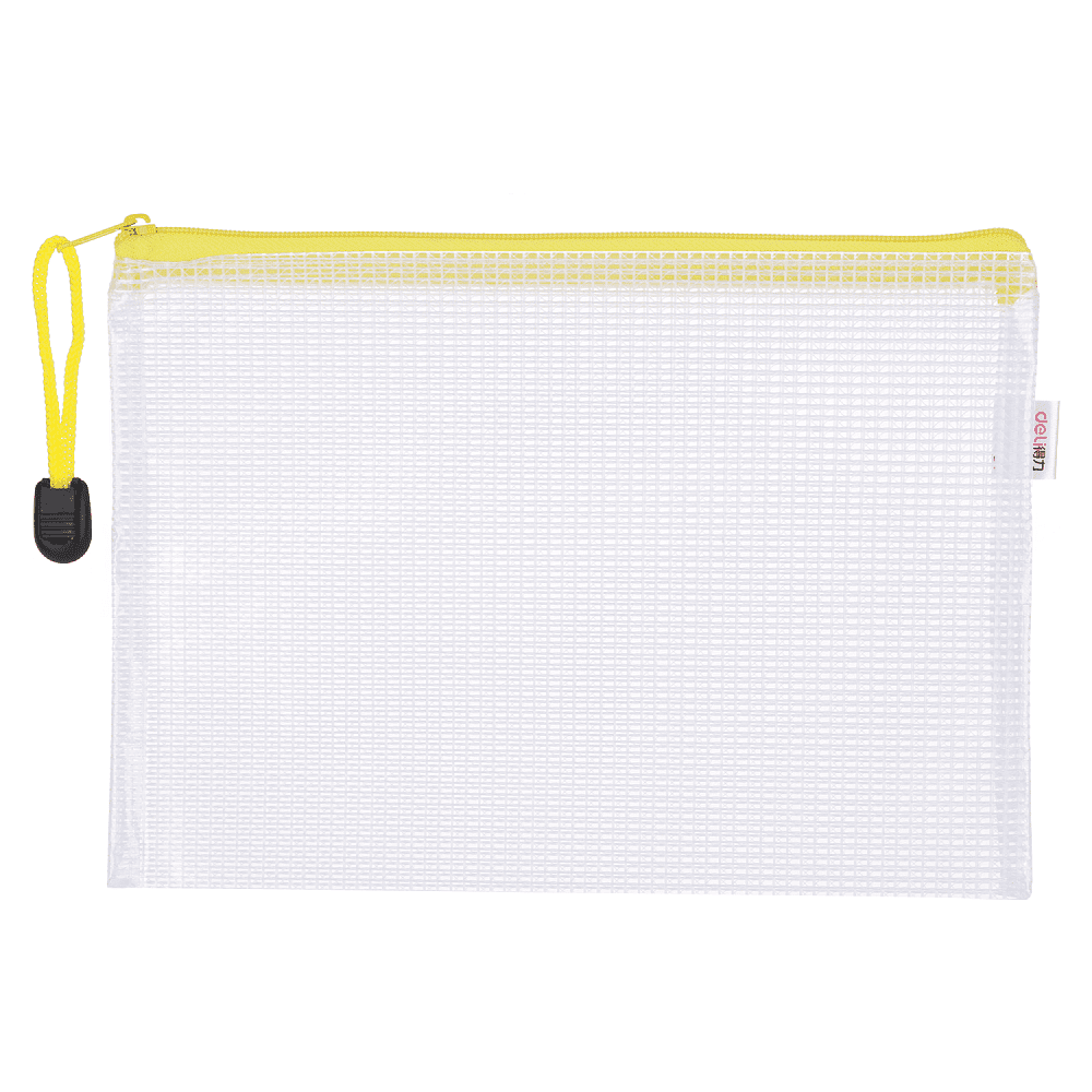 Папка конверт на молнии "Deli", А5, прозрачный - 2