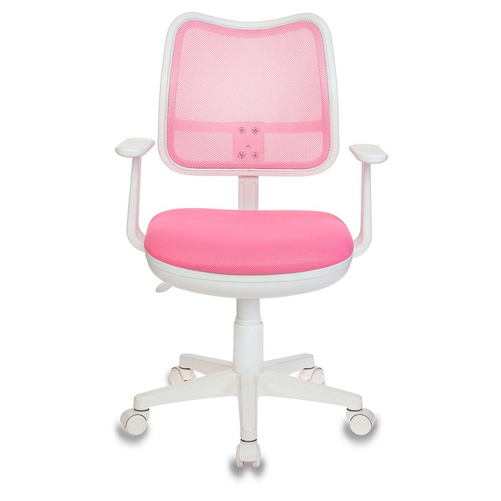 Кресло для детей "Бюрократ CH-W797", сетчатая ткань, пластик, розовый - 2