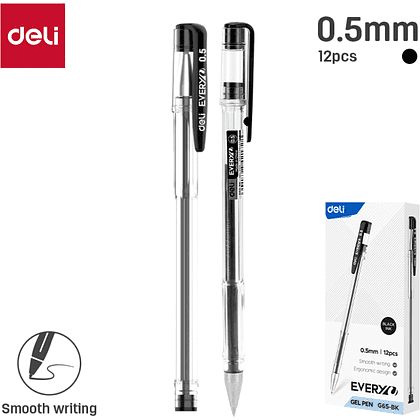 Ручка гелевая "Every", 0.5 мм, прозрачный - 3