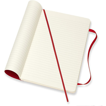 Блокнот "Classic Soft Large", А5, 96 листов, линейка, красный - 4