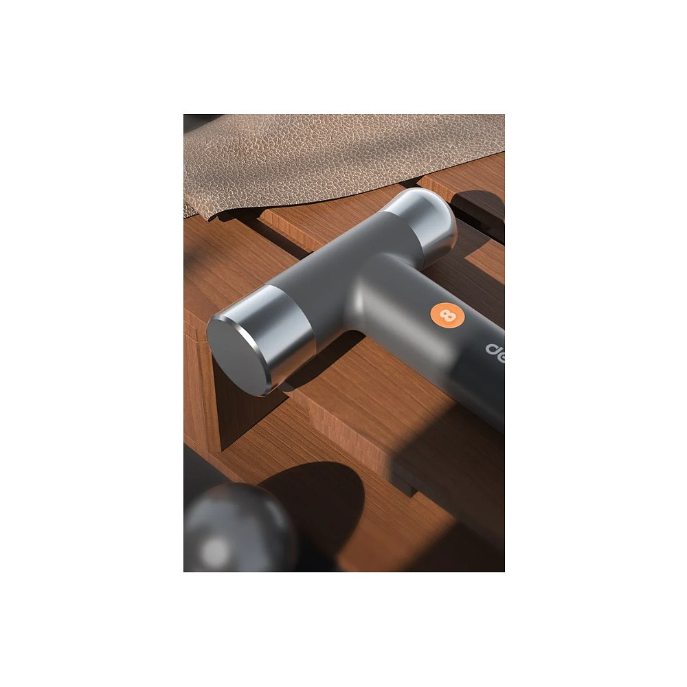 Молоток Deli HS EHT7008C, 0,25 кг, Soft Touch, оранжевый - 3