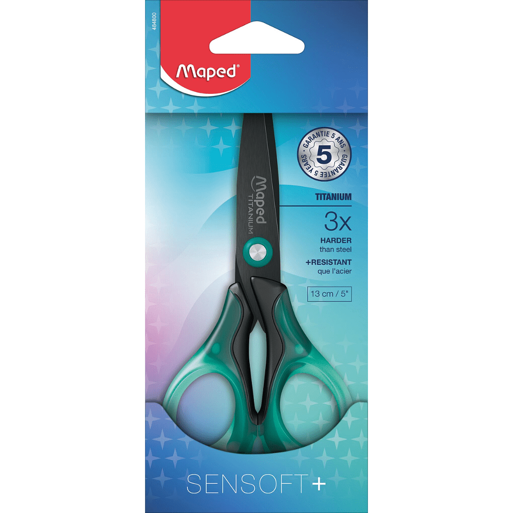 Ножницы "Sensoft", 13 см, ассорти - 4