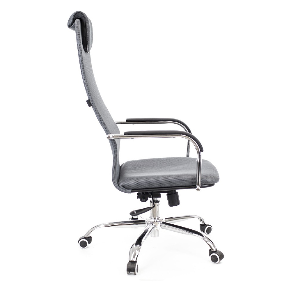 Кресло для руководителя EVERPROF "EP-708", ткань, сетка, металл, серый - 3