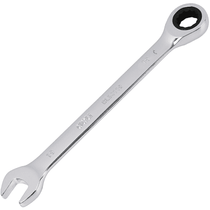 Ключ комбинированный Deli YS EDL34119, 19 мм, с трещоткой, 72 зуба