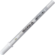 Ручка гелевая "Gelly Roll Basic", 0.4 мм, белый, стерж. белый