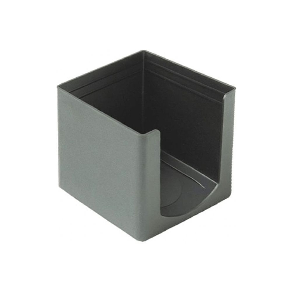 Бокс для бумаги "Классик", 90x90 мм, пустой, черный