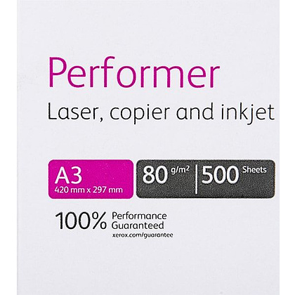 Бумага "Xerox Performer", A3, 500 листов, 80 г/м2 - 2