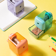 Точилка на 1 отверстие "Deli EH2", механическая, коралловый