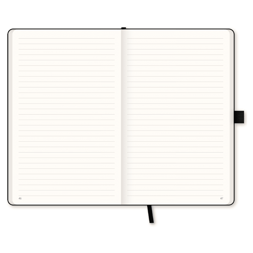 Блокнот "All metal green", А5, 96 листов, на резинке, черный, срез зеленый - 5