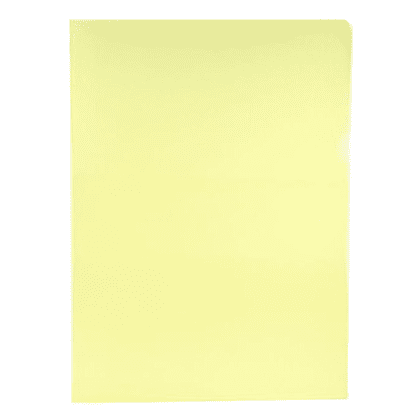 Папка-уголок "Inter-folia", A4, 115 мк, желтый