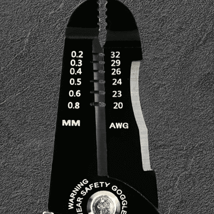 Инструмент для снятия изоляции Deli RS EDL383028, 180 мм, 0.2- 0.8 мм - 3