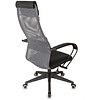 Кресло для руководителя Бюрократ "CH-607 TW-04", Neo Black, сетчатая ткань, темно-серый - 6