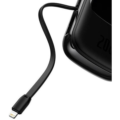 Внешний аккумулятор Baseus "Qpow Pro Digital Display Fast Charge Power Bank", 10000 mAh, черный - 2