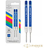 Стержень шариковый "Parker CW216654", M (средний), 1 мм, 2 шт., синий 