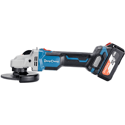 Шлифмашина угловая "DongCheng", аккумуляторная, бесщеточная 20V, 4.0Ач 630Вт - 4