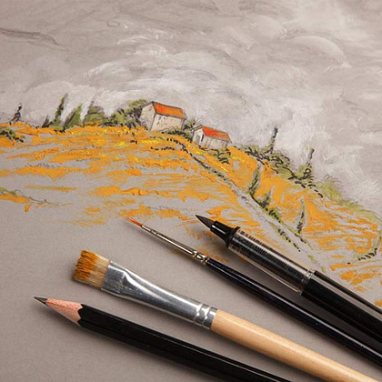 Блок-склейка "Paint'On" Gris, А4, 250 г/м2, 30 листов - 2