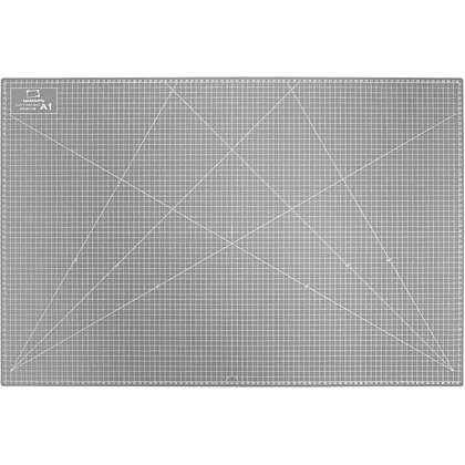 Коврик для резки "Малевичъ", А1, пятислойный, серый