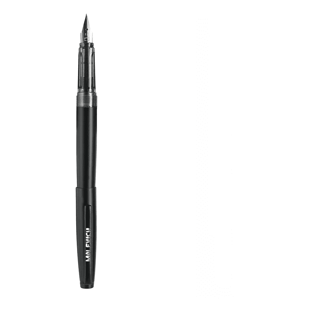 Ручка перьевая EF "Малевичъ", металл, с конвертером, черный - 5