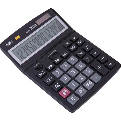 Калькулятор настольный Deli "39259", 16-разрядный, черный - 5