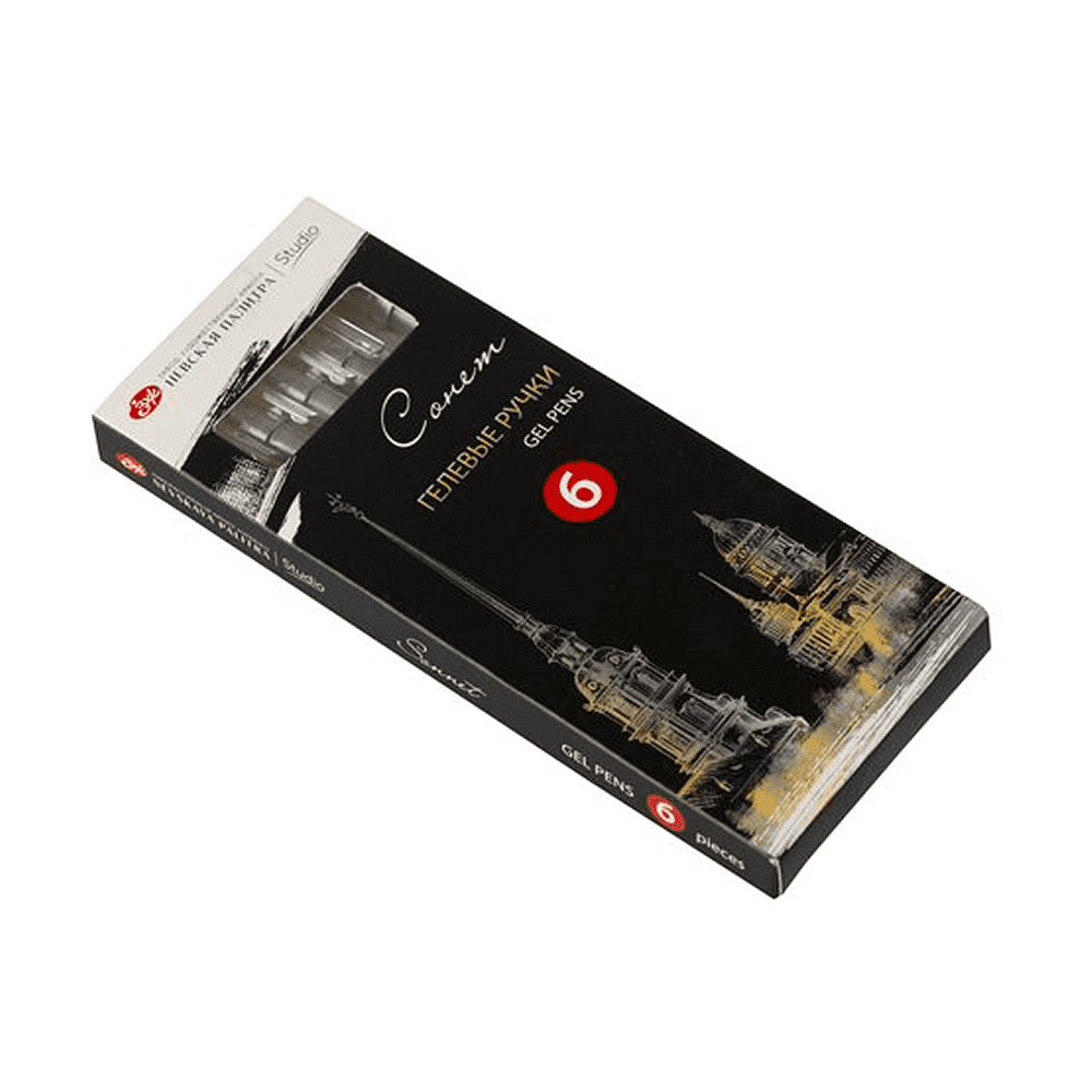 Ручка гелевая "Сонет", 0.5 мм, серебро - 4