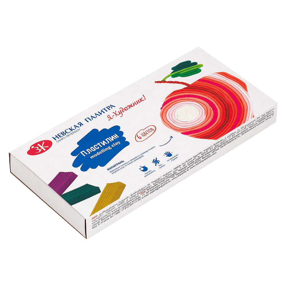 Пластилин "Я - Художник!", 6 цветов - 3