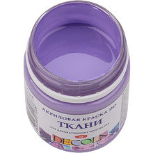 Краска акриловая по ткани "Декола", 625 лавандовая, 50 мл., банка