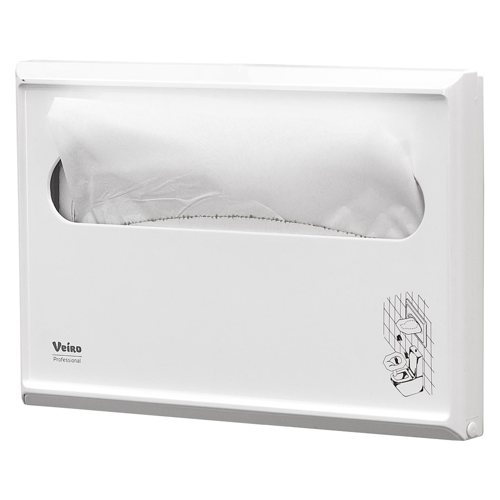 Диспенсер для бумажных покрытий на унитаз Veiro Professional "Seatcover", белый