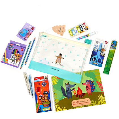 Набор первоклассника «Офистон Маркет», для мальчиков, 13 предметов