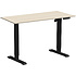 Стол с электроприводом WellDesk Basic 1300x675х18 черный/сосна аланд полярная (9191456+9072455)