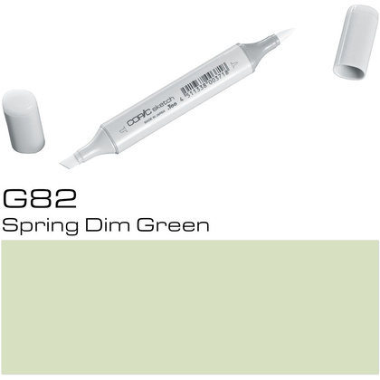 Маркер перманентный "Copic Sketch", G-82 весенний тусклый зеленый