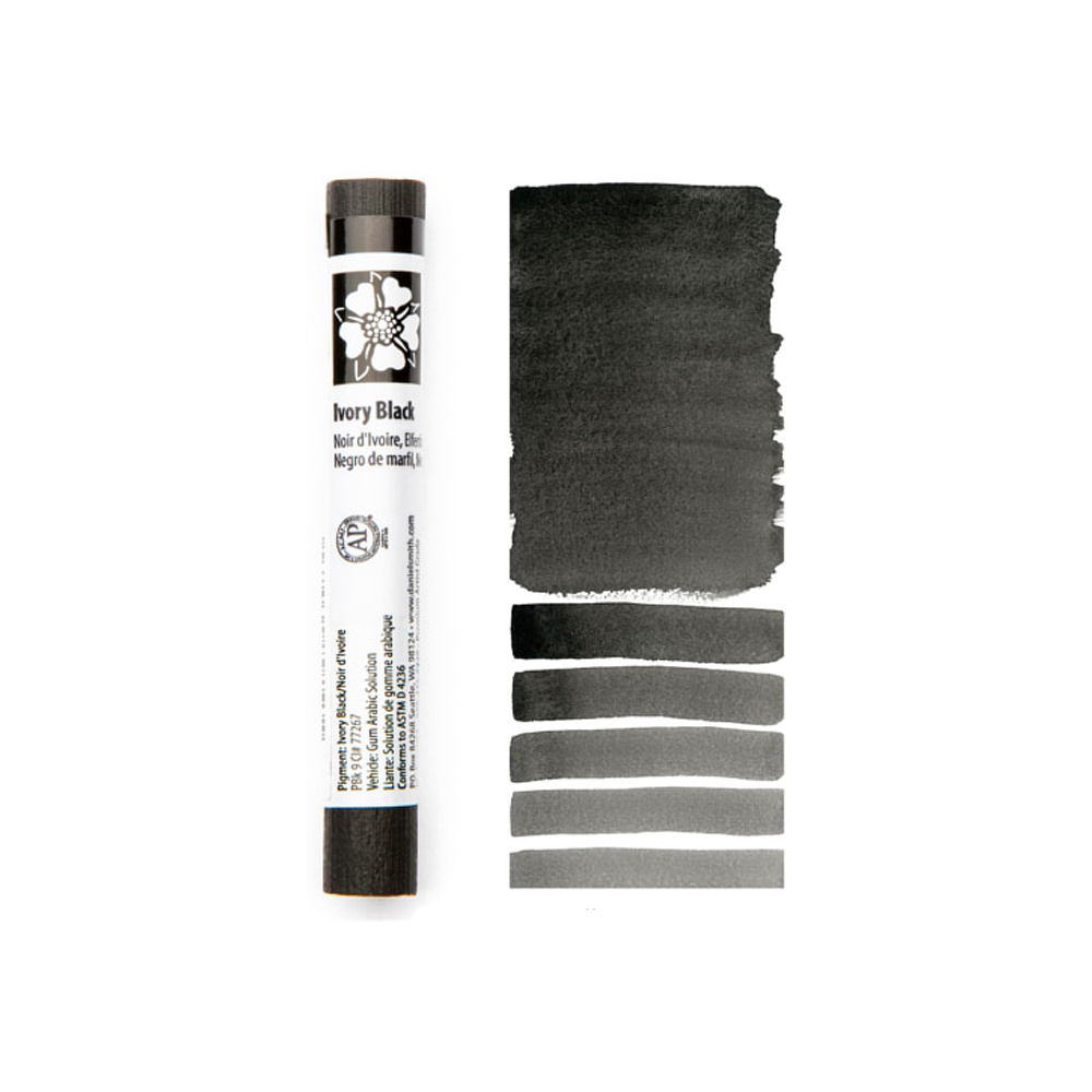 Стик акварельный Daniel Smith, черный айвори, 12 мл