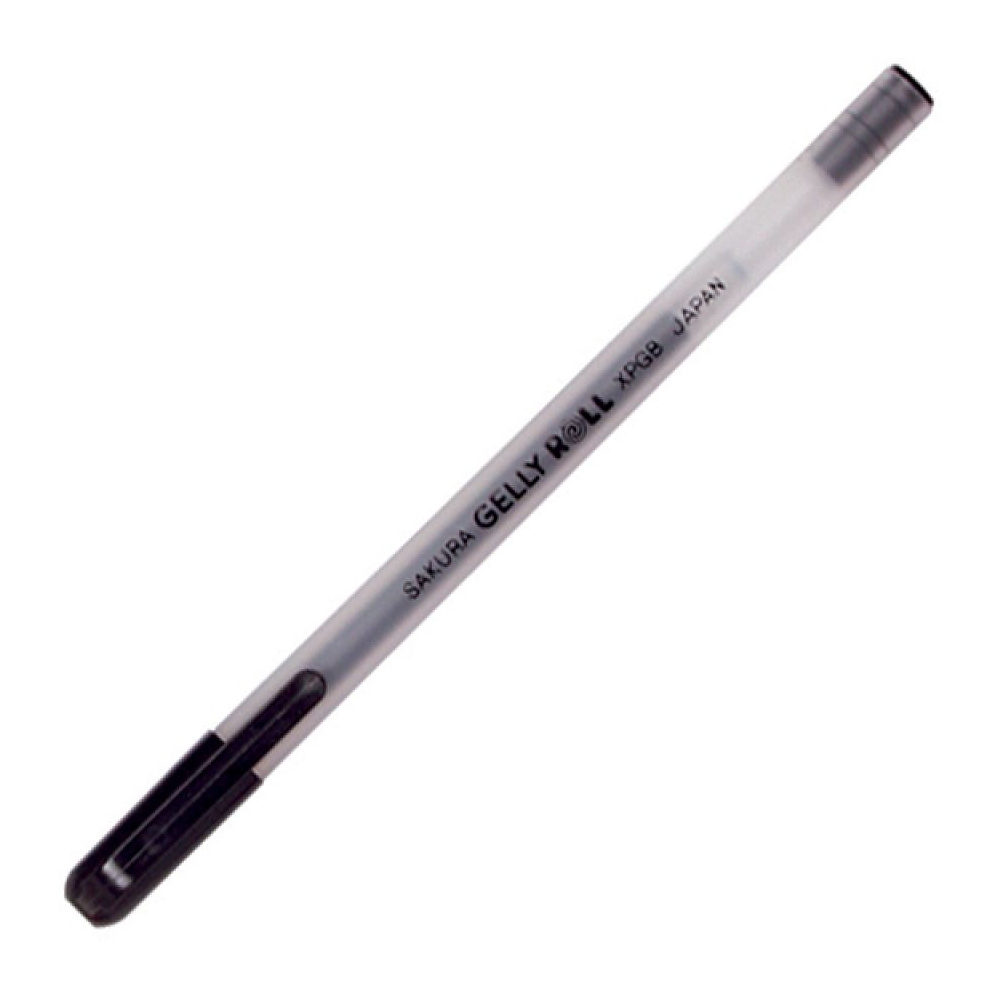 Ручка гелевая "Gelly Roll Basic", 0.5 мм, прозрачный, стерж. черный