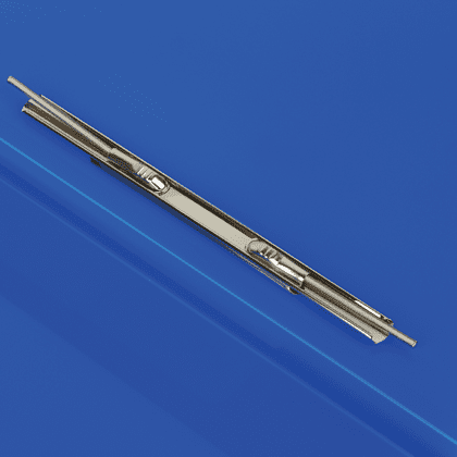 Папка-скоросшиватель А-611 "Стандарт" с карманом, пластик, синий - 3